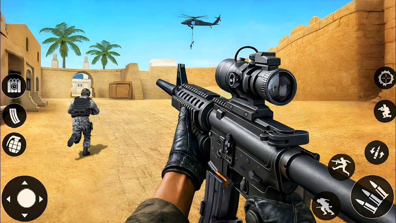 Fps Shooting Mission Gun Games - Offline Gun Game - Android Gameplay